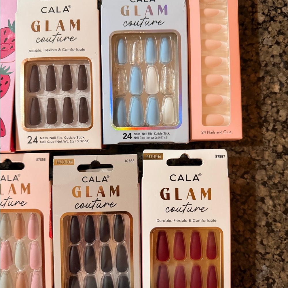 CALA Glam Couture Press-On Nails - Assorted Colors